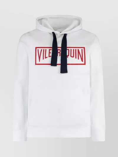 Vilebrequin Cotton Hoodie With Drawstring And Kangaroo Pocket In White