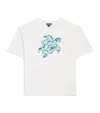 Vilebrequin Cotton Oversized Turtle Logo T-shirt In White