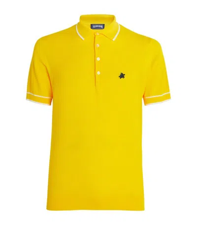 Vilebrequin Cotton Pezou Polo Shirt In Yellow