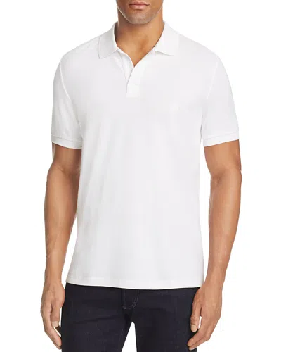 Vilebrequin Terry Cotton Pacific Polo Shirt In White
