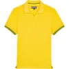 Vilebrequin Cotton Polo Solid In Yellow