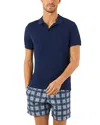 Vilebrequin Solid Cotton Polo In Navy