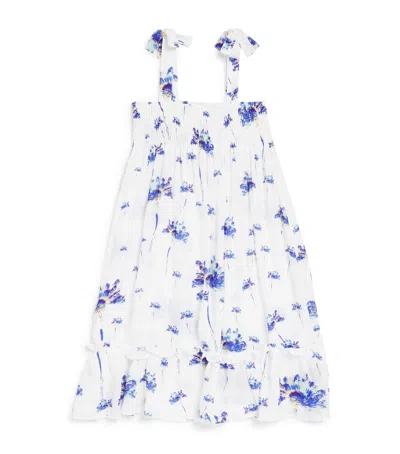 VILEBREQUIN COTTON-SILK FLORAL PRINT DRESS