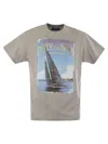 VILEBREQUIN COTTON T-SHIRT WITH FRONTAL PRINT