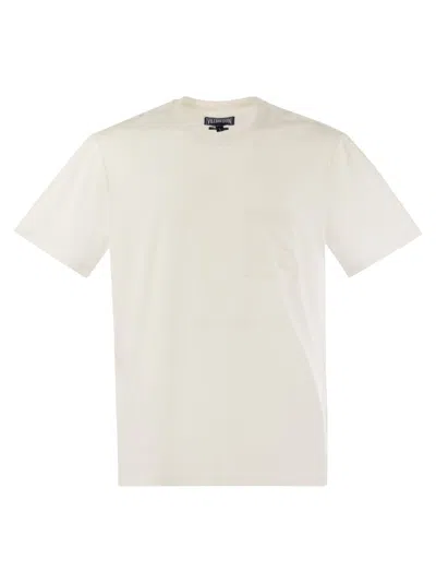 Vilebrequin Cotton T-shirt With Pocket In White