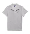 Vilebrequin Cotton Terry Polo Shirt In Gray