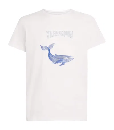 Vilebrequin Cotton Thom Whales T-shirt In White
