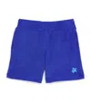 Vilebrequin Cotton Towelling Embroidered Shorts In Blue