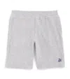 Vilebrequin Cotton Towelling Embroidered Shorts In Gray