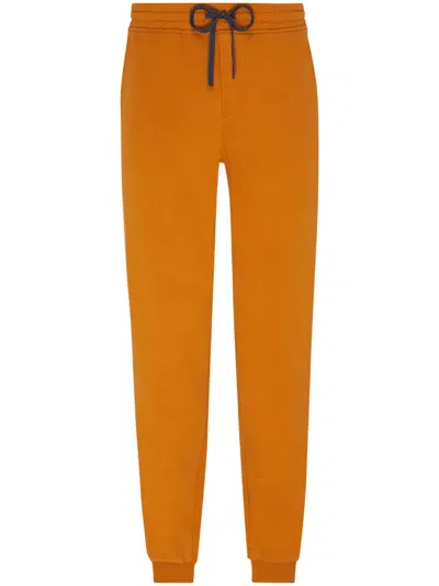 Vilebrequin Cotton Track Pants In Brown
