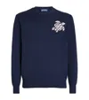 Vilebrequin Cotton Turtle Rayol Sweater In Navy