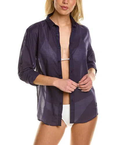 Vilebrequin Cover-up Shirt In Blue