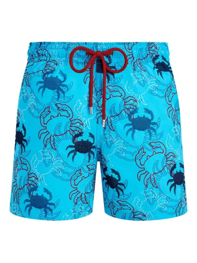 Vilebrequin Crab Balloons Swim Shorts In Blue