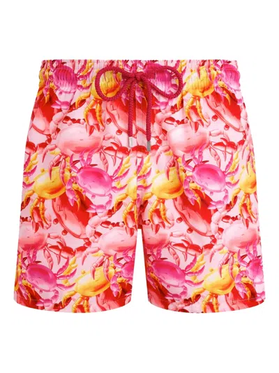 Vilebrequin Men Ultra-light And Packable Swim Trunks Crab Ballons In Multi