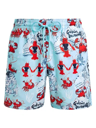 Vilebrequin Badeshorts Mit Krebs-print In Blau