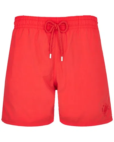 Vilebrequin Crabs Classic Short In Coquelicot