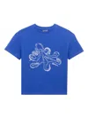Vilebrequin Crew-neck Graphic-print T-shirt In Blue
