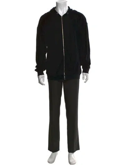 Pre-owned Vilebrequin Crew Neck Long Sleeve Hoodie In Black