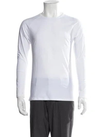 Pre-owned Vilebrequin Crew Neck Long Sleeve T-shirt In White
