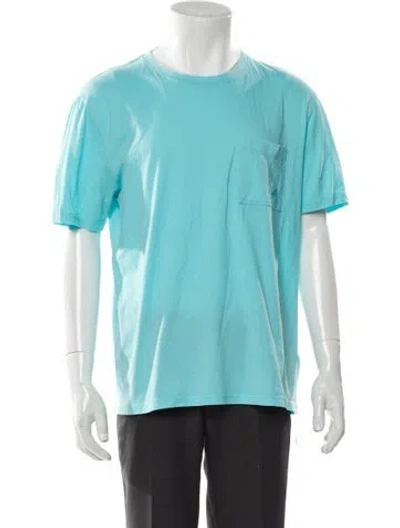 Pre-owned Vilebrequin Crew Neck Short Sleeve T-shirt In Blue