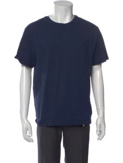 Pre-owned Vilebrequin Crew Neck Short Sleeve T-shirt In Blue