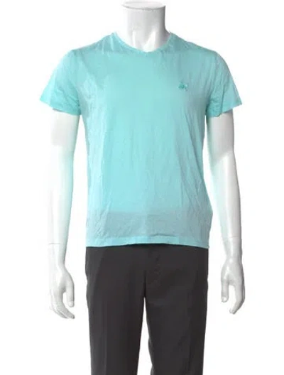 Pre-owned Vilebrequin Crew Neck Short Sleeve T-shirt In Blue