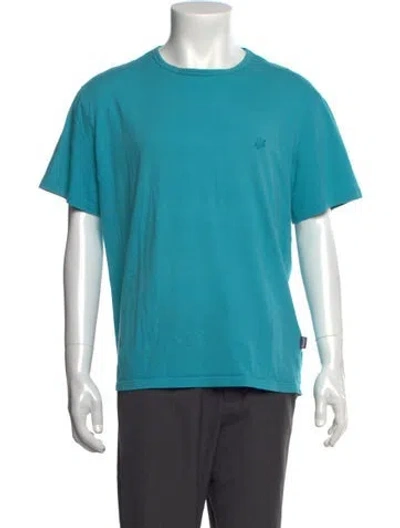 Pre-owned Vilebrequin Crew Neck Short Sleeve T-shirt In Blue