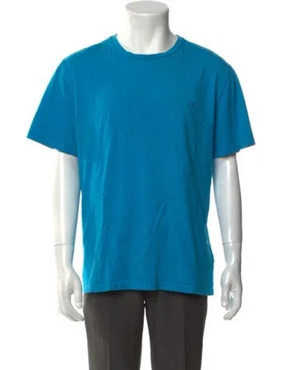 Pre-owned Vilebrequin Crew Neck Short Sleeve T-shirt In Blue