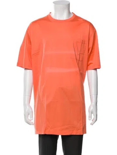 Pre-owned Vilebrequin Crew Neck Short Sleeve T-shirt In Orange