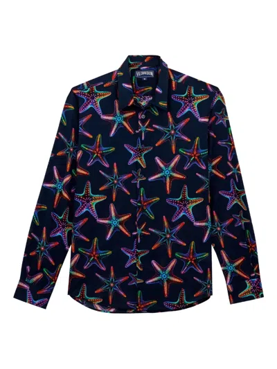 VILEBREQUIN DISCO STARS-PRINT SHIRT