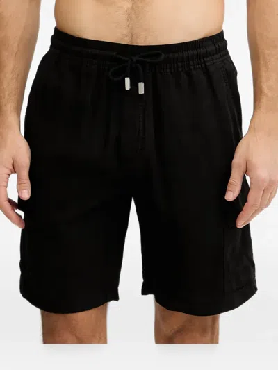 Vilebrequin Drawstring Cargo Shorts In Black