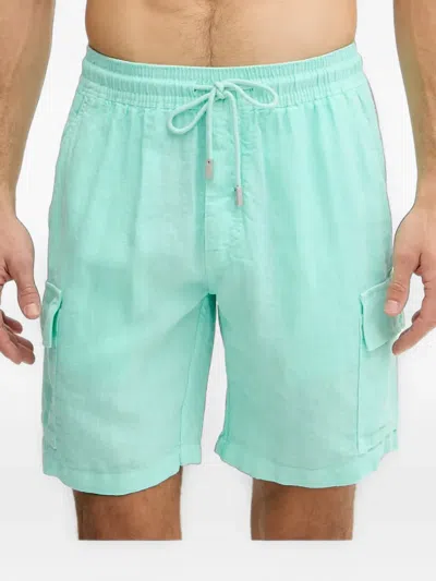 Vilebrequin Drawstring Cargo Shorts In Green