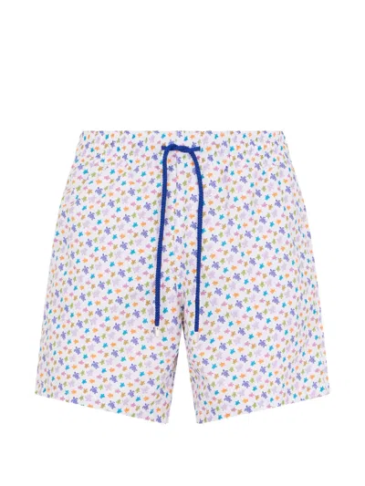 Vilebrequin Drawstring Swim Shorts In White