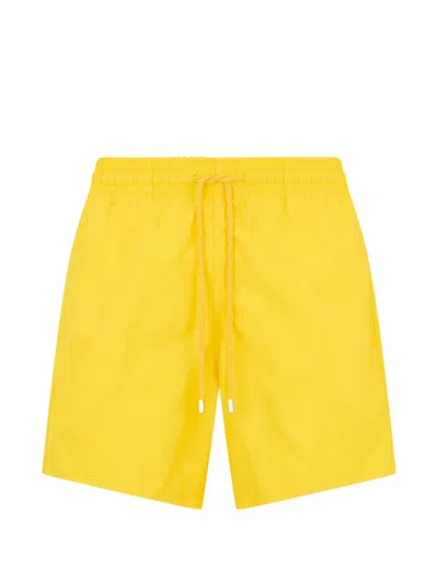 Vilebrequin Drawstring Swim Shorts In Yellow