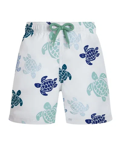 Vilebrequin Drawstring Swim Trunks In White