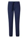 Vilebrequin Drawstring-waist Cotton Track Pants In Blue
