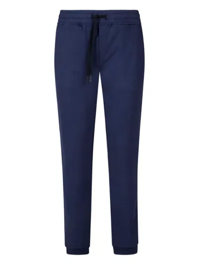 VILEBREQUIN DRAWSTRING-WAIST COTTON TRACK PANTS