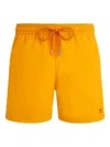 Vilebrequin Swim Shorts Starfish Art Water-reactive In Orange