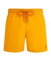 Vilebrequin Swim Shorts Starfish Art Water-reactive In Yellow