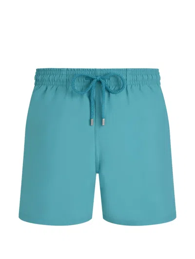 Vilebrequin Drawstring-waist Swim Shorts In White