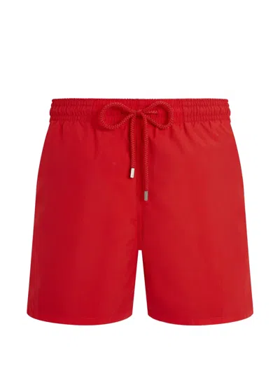 Vilebrequin Drawstring-waist Swim Shorts In Red