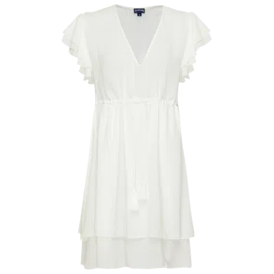 Vilebrequin V-neck Dress In White