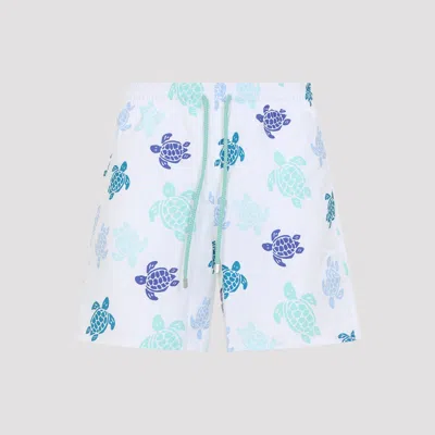 Vilebrequin Eco-friendly Multi Turtle Swim Shorts For Men In Blue