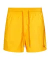 Vilebrequin Swim Shorts Starfish Art Water-reactive In Yellow