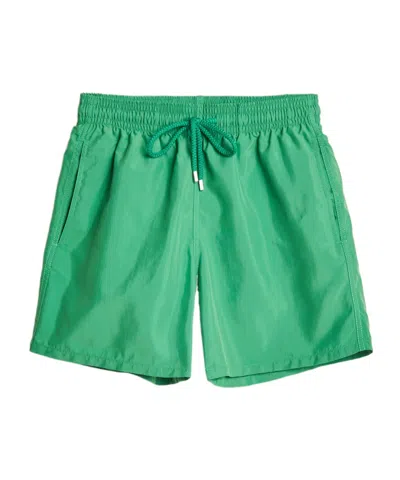 Vilebrequin Elastic Waist Swimming Trunks In Green