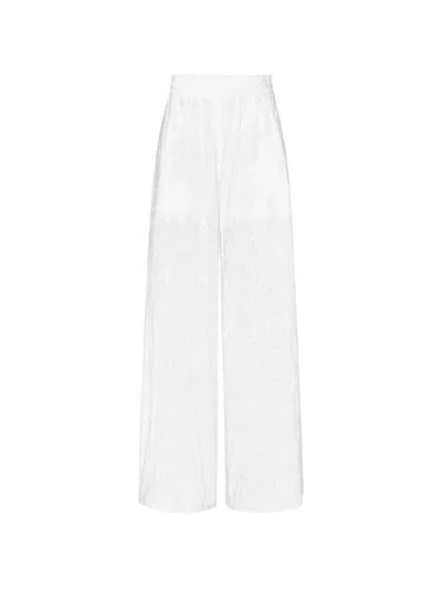 Vilebrequin Elastic-waistband Trousers In White