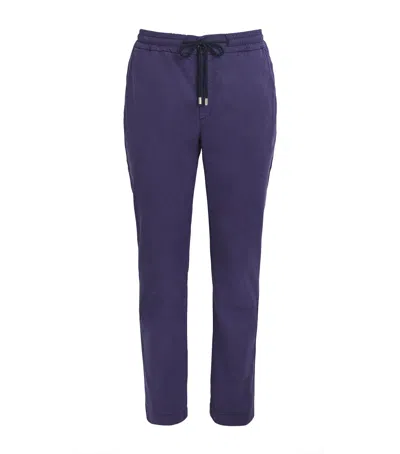 Vilebrequin Elasticated Celemence Straight Trousers In Purple