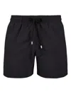 Vilebrequin Mens Noir Moorea Drawstring-waist Recycled-polyamide Swim Shorts In Black
