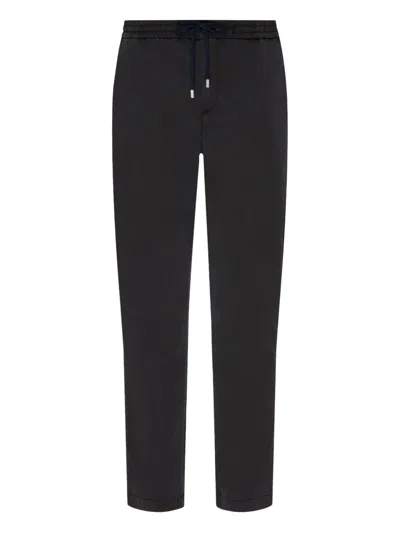 Vilebrequin Elasticated-waistband Trousers In Black