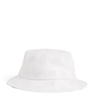 Vilebrequin Embroidered Bucket Hat In White